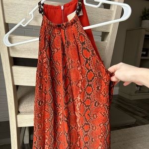 Michael Kors Snakeskin Tank
